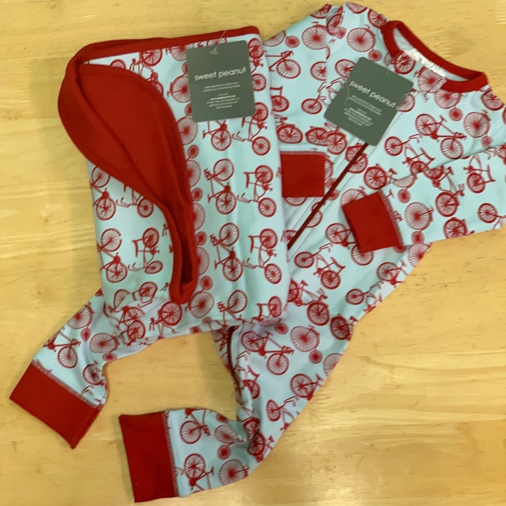 NWT SWEET PEANUT | Long Romper PJ & Blanket